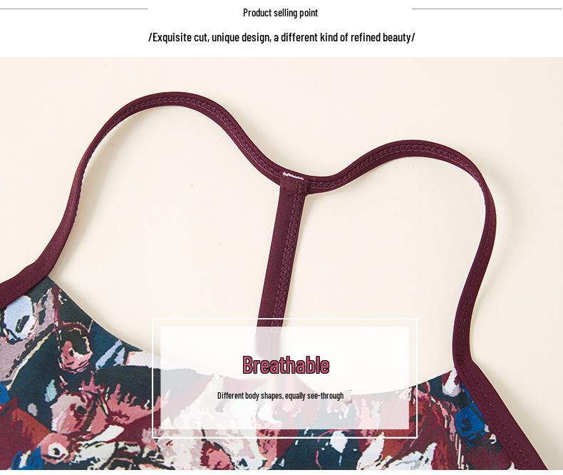 2025 Shockproof Cross-Border Yoga T-Back Sports Bra Set for High-Intensity Workouts