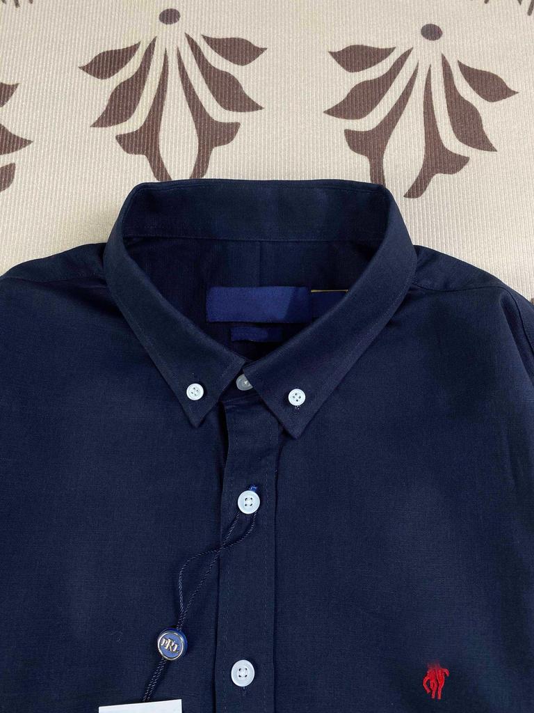 RL Ralph Lauren Dámské lněné polo tričko s logem Little Pony - Dlouhý rukáv, Vyšívané, Ochrana proti slunci, Jaro/Podzim.