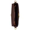 Coach Satteltasche Emmy 23 Logo-Schlossverschluss Ledersatteltasche Handtaschen Damen Messing Ahorn CR667-B4MPL