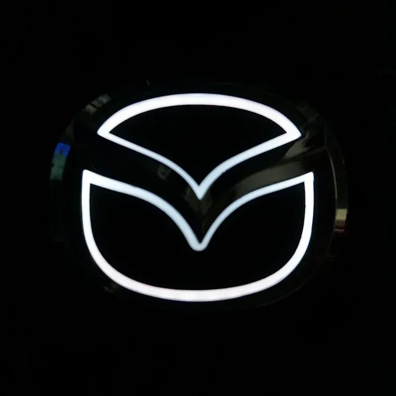 2025 Horký styl auta LED zadní světelná nálepka emblému pro logo Mazda 2 3 6 CX7 8 CX5 MX5 323 Příslušenství Auto 5D zadní odznak nálepka L