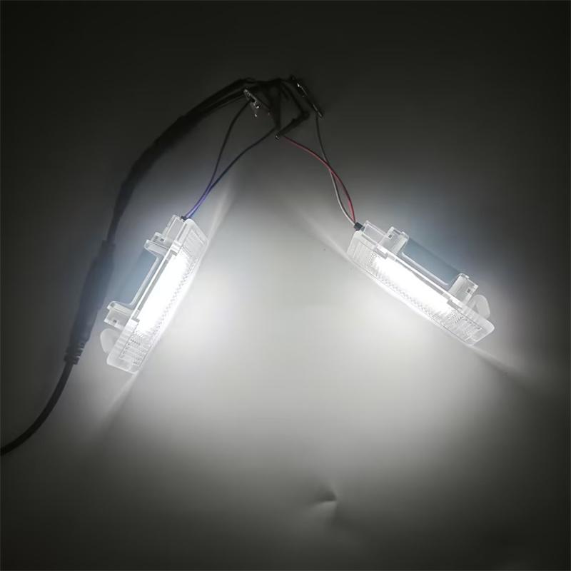 Pour BMW Série 5 X5 E53 Z8 E52 E39 1995-2003 2 Pièces LED Courtoisie Sous Porte Espace aux Pieds Coffre Lampe Intérieure Accessoires Voiture