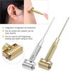Facial Reflexology Massage Tool Retractable Acupuncture Pen Double Headed Spring Loaded Ear Body Point Probe Acupuncture Roller