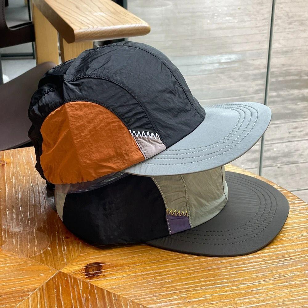 Flat-brimmed Quick-drying Hat Summer Thin Sun Protection Caps Baseball Cap  Men and Women