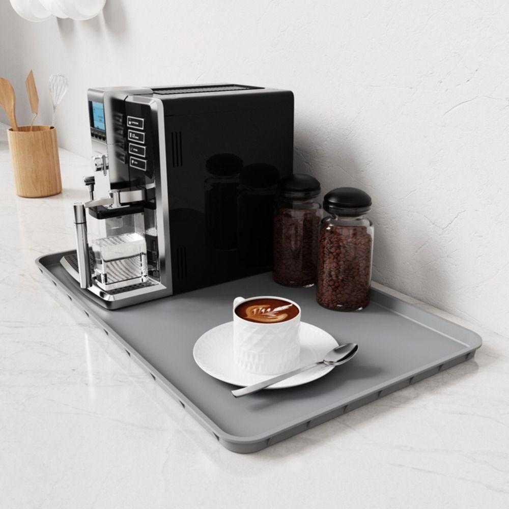 Platzsparende Espresso-Tampermatte Arbeitsplatten-Schutz Kaffeepulver-Presssitz Haushaltsküche