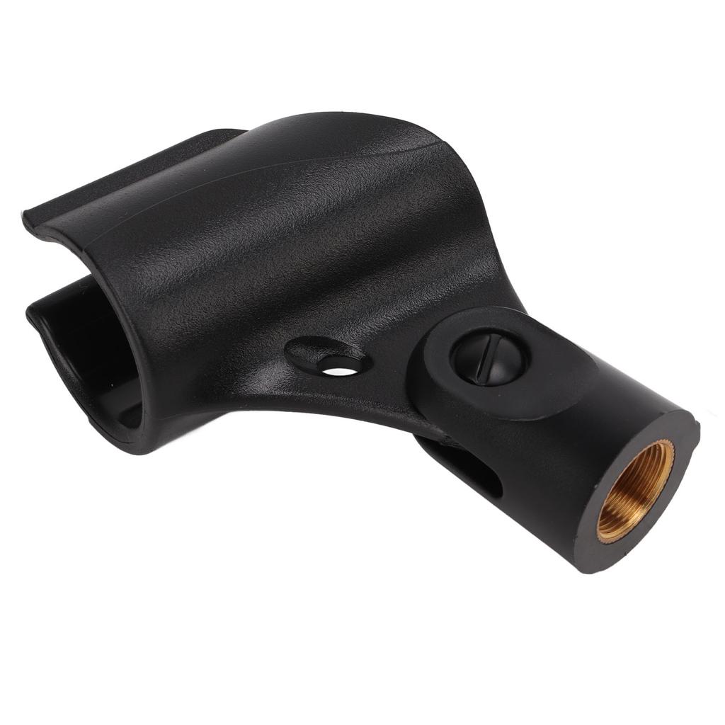 JD 12 Microphone Clip Plastic Adjustable Wireless Microphone Clip Holder With Adapter for Mic Stand