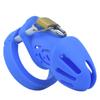 FRKO Pink Soft Silicone Male Chastity Cage Device Size S/L Invisible Lock Sex Toys with 5 Cock Ring Penis Sleeve for Men BDSM
