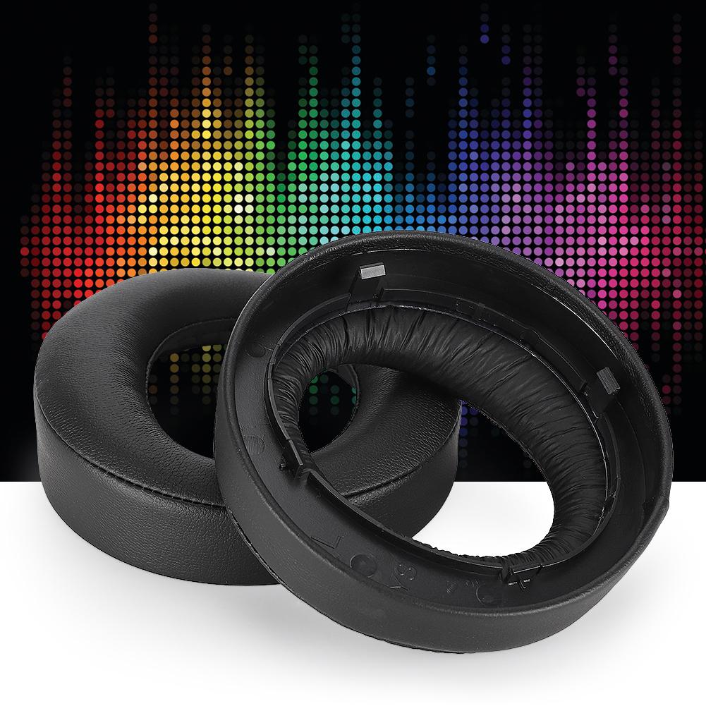 Weiche und bequeme Memory-Schwamm-Ohrpolsterabdeckung für Sony PS3 PS4 7.1 Gold-KopfhörerSchwarz