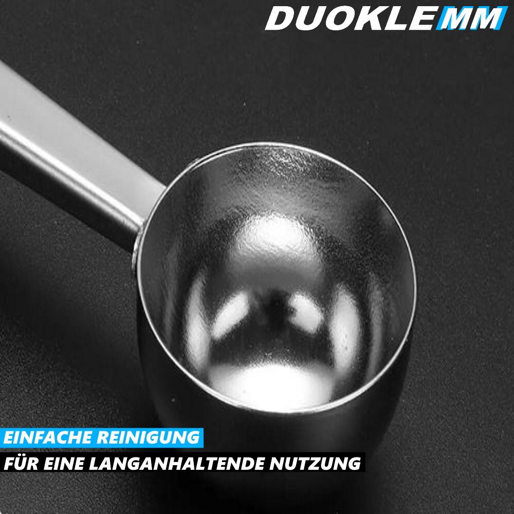 DUOKLEMM Measuring Spoon Locking Clamp Clamp Closure Stainless Steel