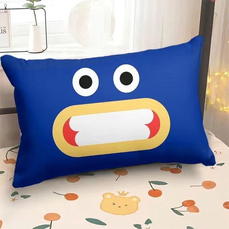 Funny Emoji Pillow, Rectangular Pillowcase, Home Sofa Decorative Pillow, Dormitory Bed Pillow Gift