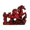 Red Horse | Vastu Two Running Horses Showpiece | Decorative Showpiece for Home & Office