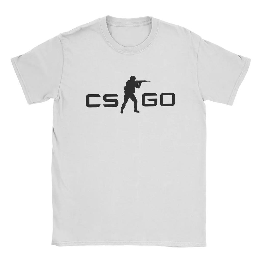 Mens TShirts CounterStrike 2 CS Go Awesome Cotton Tee Shirt Short Sleeve Shootting Game T Shirts O Neck Clothes Gift