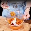 Multi-Functional Vegetable Mincer Manual Press Plastic Special Ingredients Mixer Removable Convenient Handheld Food Chopper