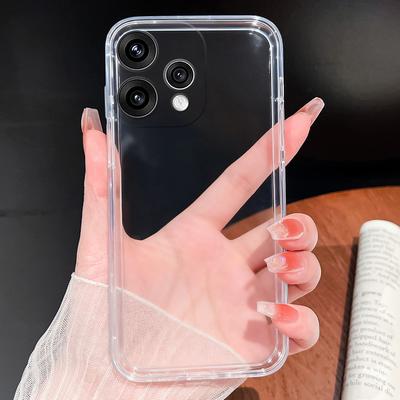For Oppo Reno 15 14 13 Pro 15C 15F 14F 13F Transparent Phone Case Simple Style Soft Slim TPU Silicone Lightweight Back Cover