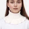 Solid Turtleneck Dickey Collar Pullover Faux Sweater Collar New Knitted Neck Warmer  Daily Layering
