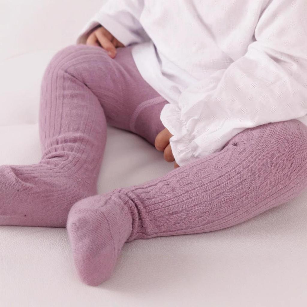 Chunqiu Xiaoqi Baby Girls' Big PPP Cotton Leggings Tights