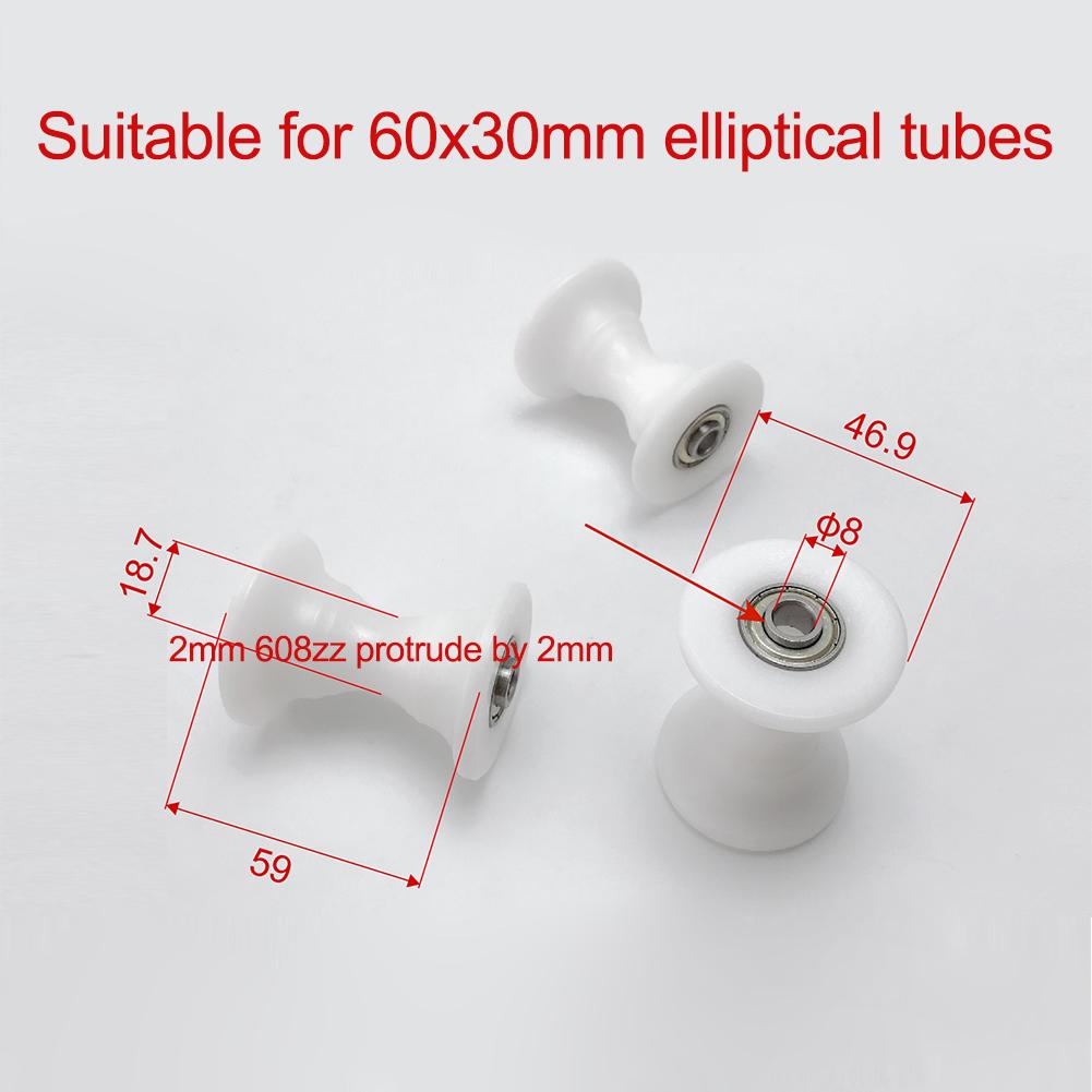 Kompakte Rudermaschine Lager Rad Riemenscheibe Kompatibel mit Für 60x30mm