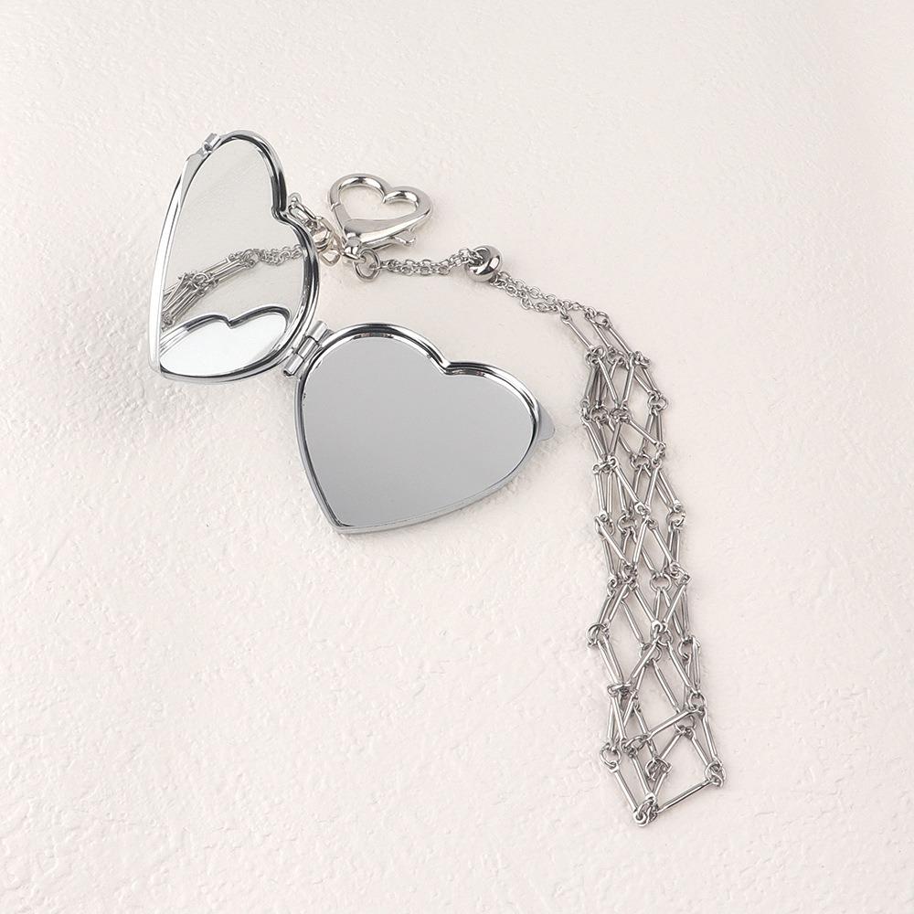 Silver Color Lip Balm Bag Key Chain Interchangeable Lip Balm Keychain Style 1