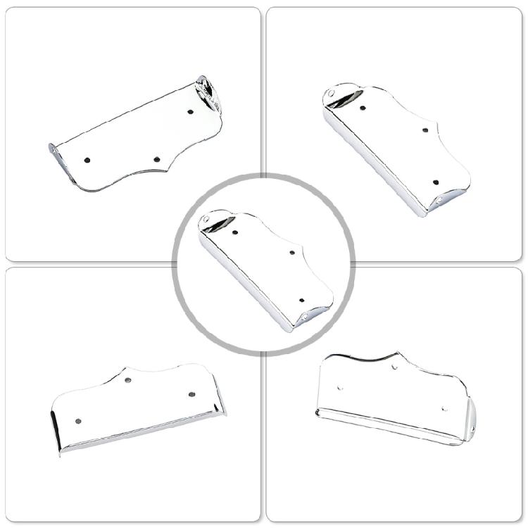 Precisions Box Guitar Tailpiece Stainless Steel Designs for 3 String Guitar, Easy To Install Tailpiece Replacement