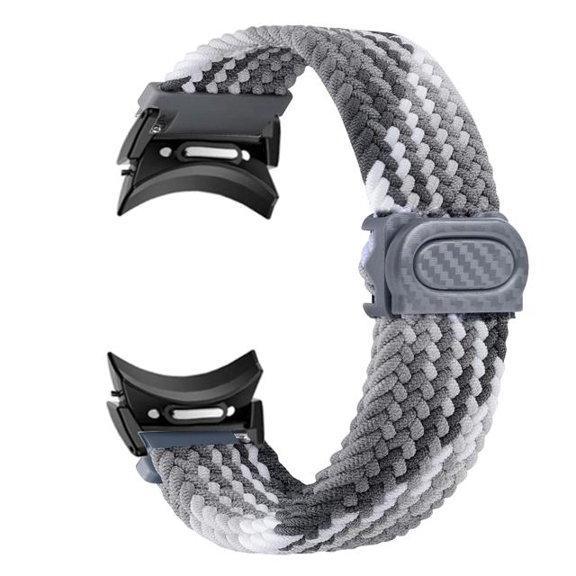 No Gaps Braided Band For Samsung Galaxy Watch 6 4 Classic/5 Pro/44mm 40mm 47mm 43mm Correa Nylon Bracelet Galaxy Watch 6 Strap
