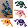 3D Printing Magnetic Frog Joint Movable Frog Refrigerator Magnet Office Desktop Ornaments Home Decoration Creativity Toy Gifts