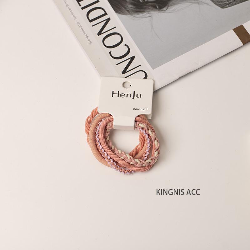 2025 Spring/Summer Crystal Candy Color Floral Spiral Hair Ties - Elegant, Sweet Telephone Cord Hair Accessories for Women