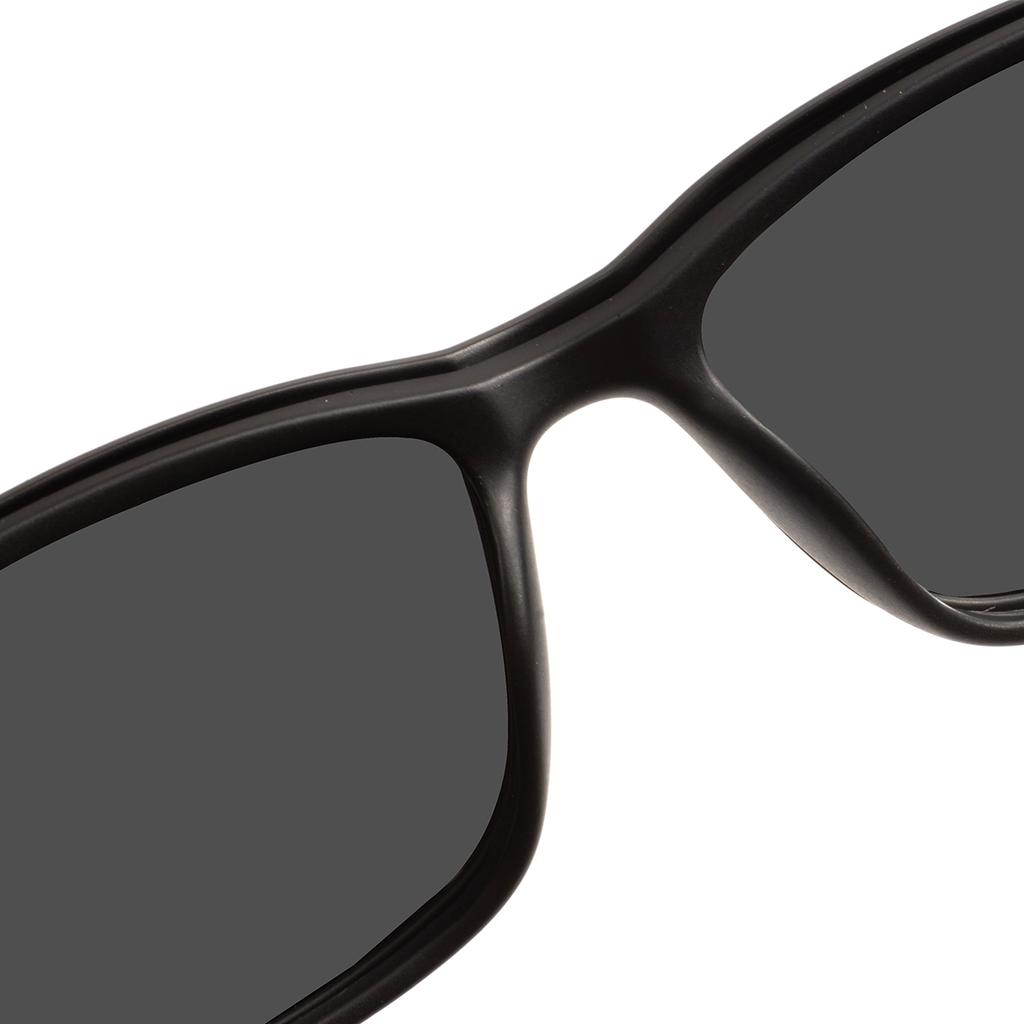 TR90 Lightweight Men and Women Polarized Black Driving Sunglasses With Clip On And Spring Hinge For Prescription Optical Lenses