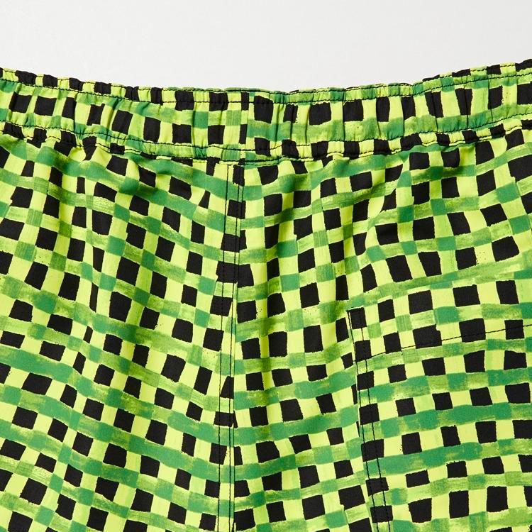 Uniqlo X Marni Collaboration SS22 Straight Leg Casual Shorts Unisex shorts Dark-Green 451305-59