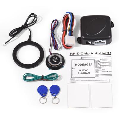 Car Alarm System, One Click Start System Push To Start Ignition One Click Stop