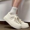 College-Stil große Kopfschuhe Plateau Sportschuhe Low-Top Neu Lässig Ins Trend