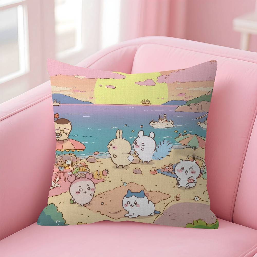 Anime Cute Japan Classic Cushion Cover Inches Farmhouse Decor Home Throw Pillow Covers for Couch Decorations