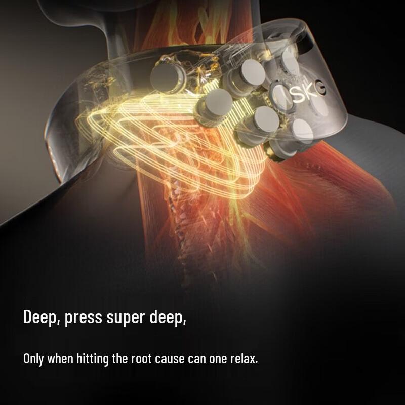 SKG G7Ultra Foldable Pulse Vibration Neck Massager CN plug (adapter included)