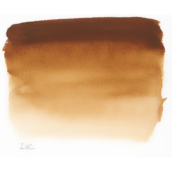 Aquarelle - Sennelier - S1 - Terre d'ombre brûlée - Demi Pan - Haute qualité