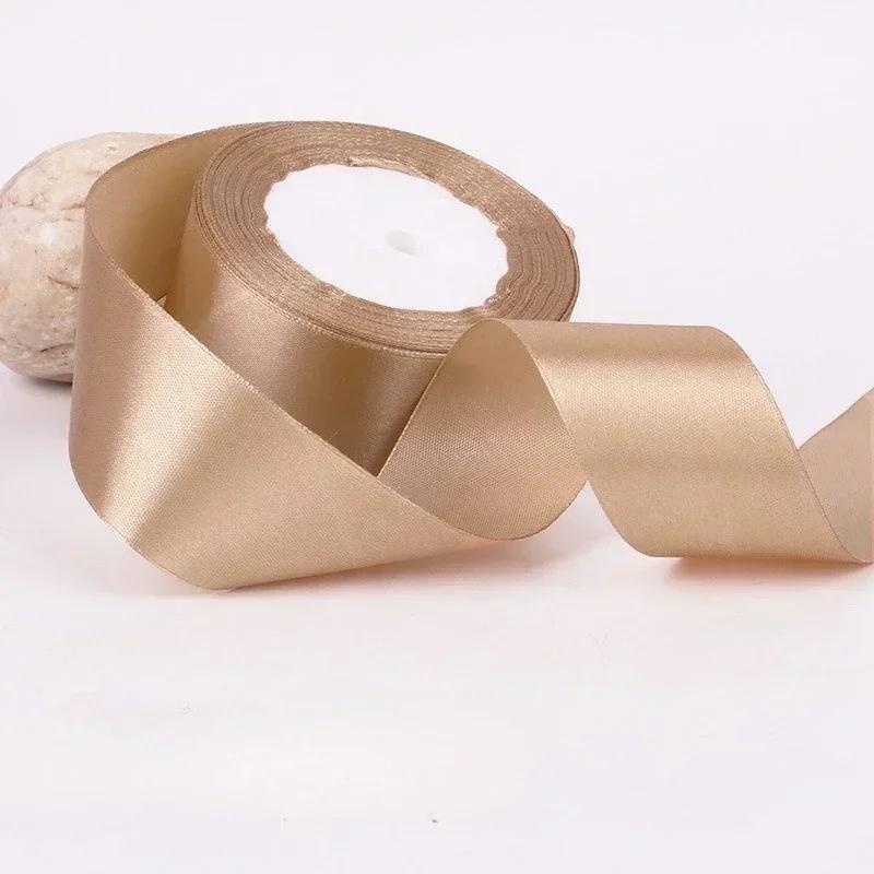 1 Volume 22 Meters Silk Satin Ribbons for Crafts Bow Handmade DIY Gift Wrap Party Wedding Decorative 6/10/15/20/25/40/50mm Tape
