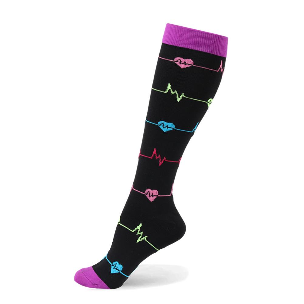 58 Styles Men Women Compression Socks Fit For Sports Varicose Veins Socks Animal Outdoor Running Cycling Long Pressure Stockings