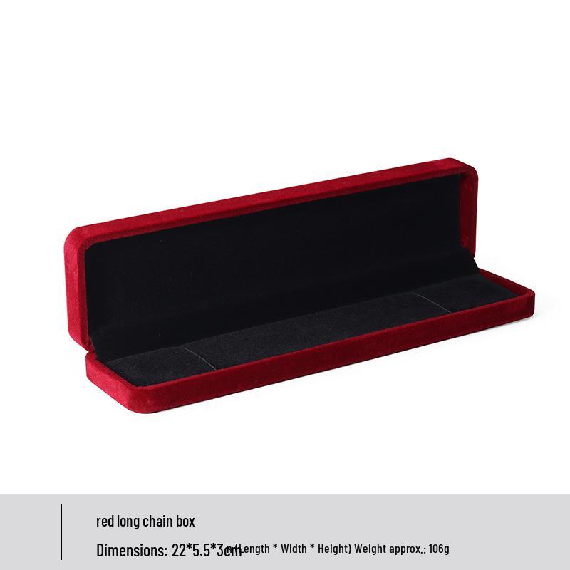 Velvet Jewelry Box for Rings, Necklaces, Earrings, Pendants, and Bracelets