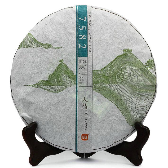 2023 Yunnan Menghai Dayi TAETEA 7582 Classic Raw Pu'er Tea Puerh Tea357g/12.59oz
