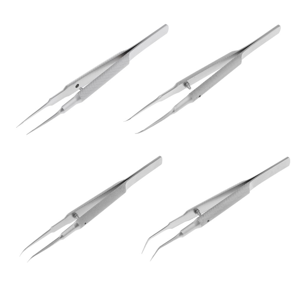 11cm Fine Tip Tweezers for Splinter Removal, Cellphone Repair, Ophthalmic Eye Instrument Stainless
