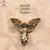 Classic Style Brass Blessed Guardian Angel Figurines Miniatures Tabletop Good Ornaments Lovely Space-saving Statue Home Decorations Crafts