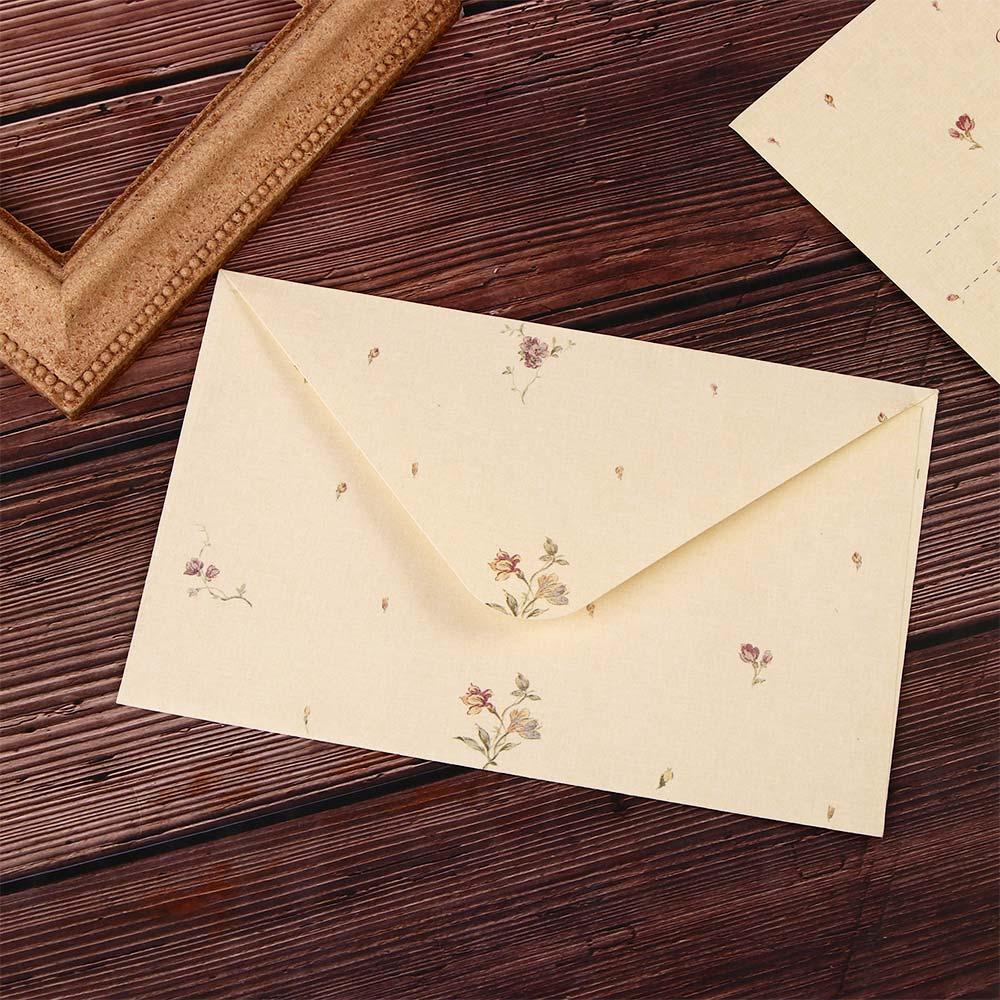Letterform Letter Pad Valentine's Day Fresh Envelopes Letter Paper Elegant Floral Writing Paper