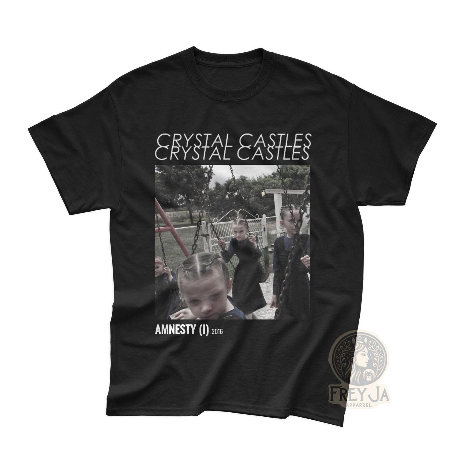 Crystal Castles T-Shirt, Unisex Music Band Fan Shirt, Amnesty Album Tee, Alternative Music Merch, Concert Apparel 2XL