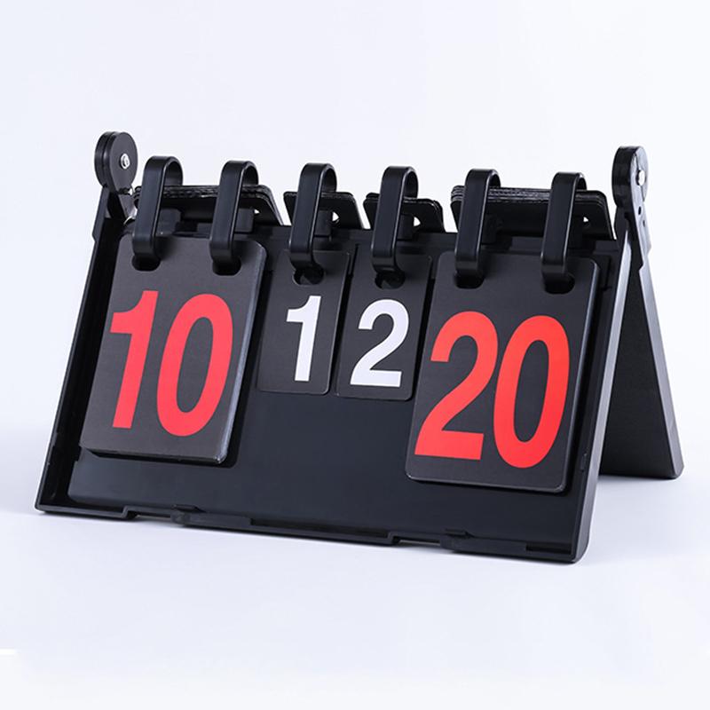 Table Scoreboard Flip Score Keeper Player Scorebook Scoreboard Flipper For Games Football Volleyball Competition Outdoor Sports