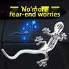Solar Powered Gecko LED Light Gecko Shape Car Signal Lamp New Solar Warning Light  Driving Warning