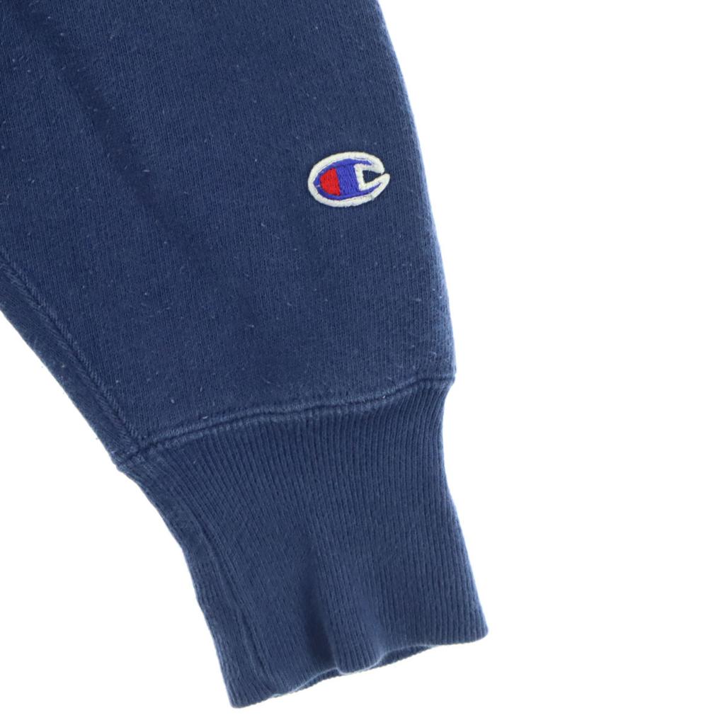 Champion Mono Blaues Replika Reverse Weave Langarm Sweatshirt M Marineblau Herren Gebraucht