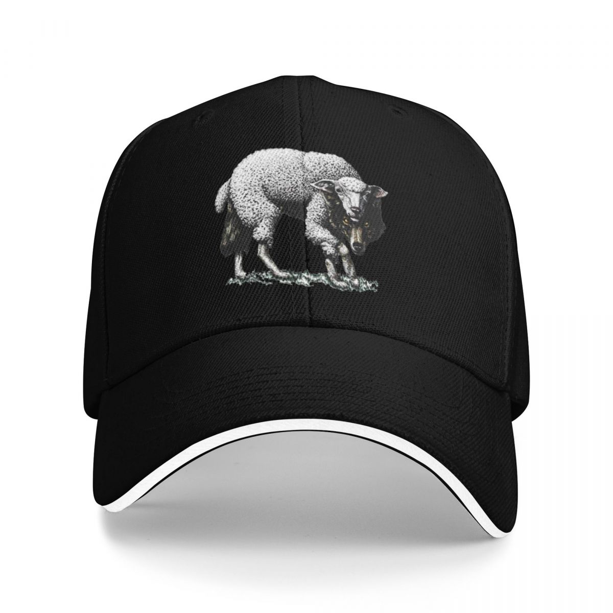 Wolf In Sheep S Clothing Baseball Cap Rave Designer Cap Women S Beach Men S