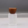 30ml Frosted Glass Spray Bottle Wooden Cap Empty Dispenser Bottle Refillable Liquid Cosmetic Portable Atomizer Storage Container
