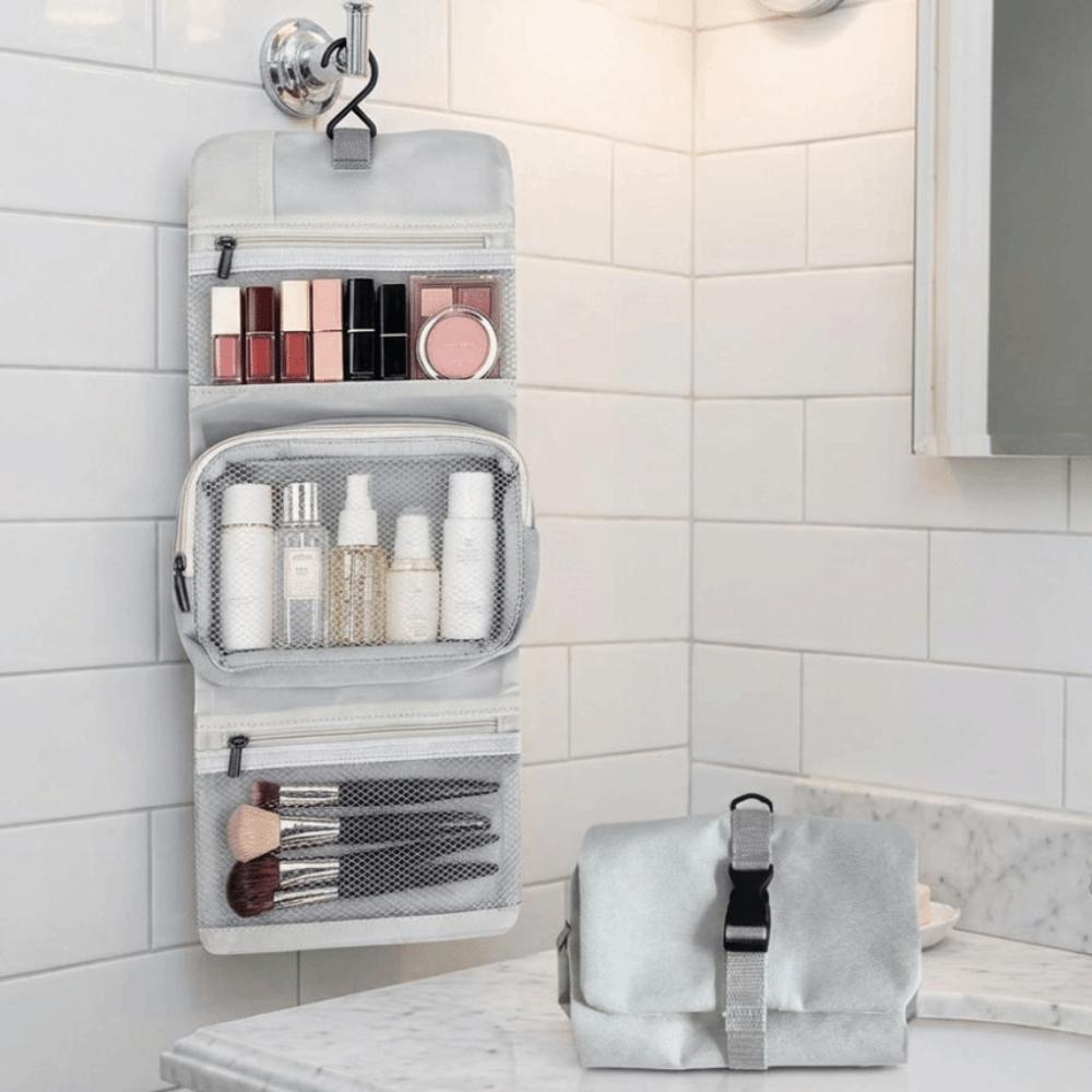 Tasche Multiple Necessaire Staccabile Pieghevole con Gancio Appendi Borsa Trucco da Appendere Borsa Cosmetici ad Alta Capacità per la Casa