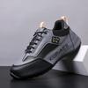 Men's Height-Boosting Leather Casual Sports Shoes with Velvet Lining - Autumn/Winter Comfort & Style Running Shoes