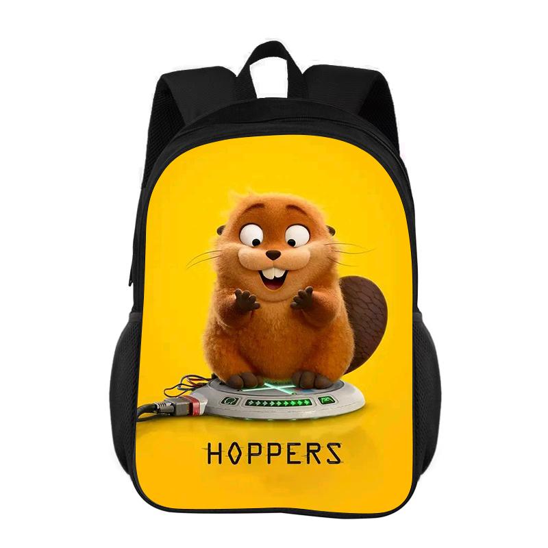 Hoppers Cartoon Movie Printed Backpack for Boys Girls Cartoon Schoolbag Kids Bookbag Rucksack Bags Mochila