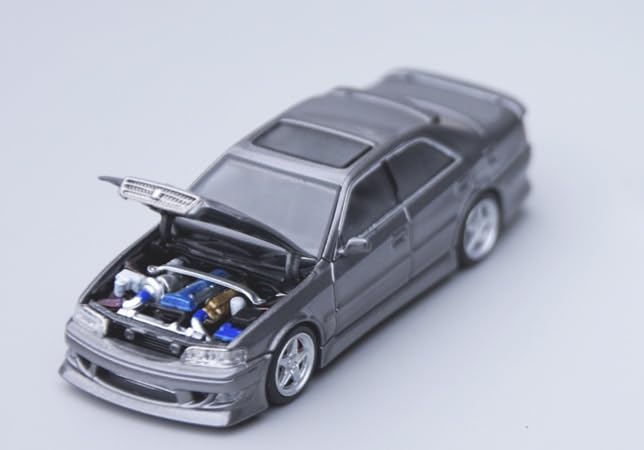 Genesis Company Focal Horizon X Model 1 Toyota Chaser JZX100 Custom Version Gunmetal Finished Model C33701 1/64