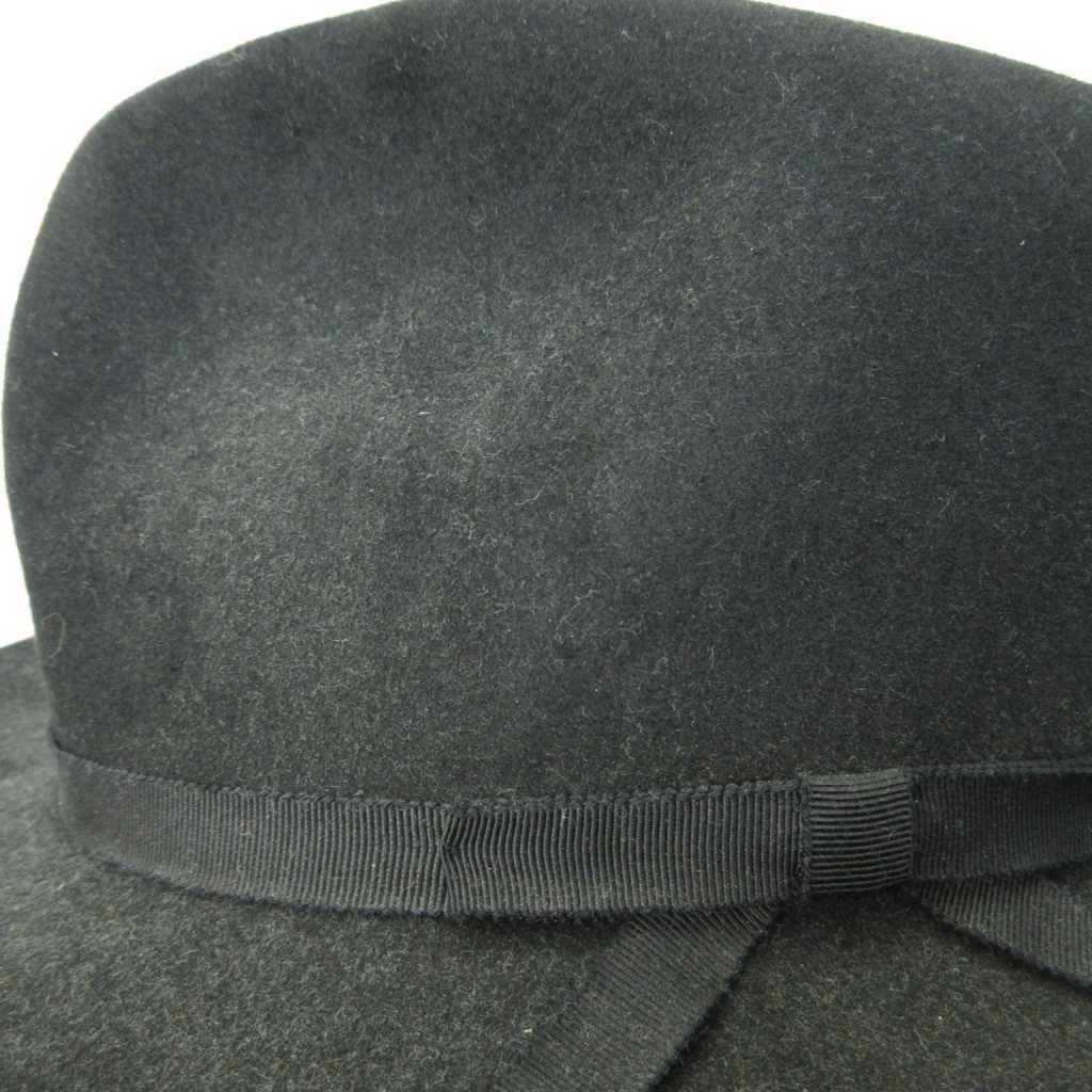 Used NEIGHBORHOOD x Stetson STETSON Collaboration Hat Wool Ribbon S Black 162CHSSN-HT01 1203